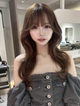 アイトーキョー 名古屋2nd(AI TOKYO) レイヤーカット/ブラウン/グレージュ/顔周り/韓国/[栄/矢場町]
