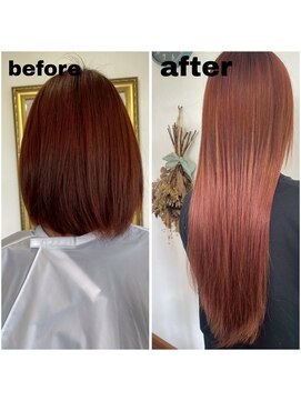 エクステンション キュー(extension Q) プルエクステ/ダイヤモンドケツ52cm(長さおへそ位)100本