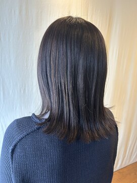 ココカラヘアー ニコ(cococara hair nico) ミディアムボブ/ハイライト/デザインカラー