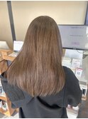 マロンベージュ/ブリーチなしカラー/20代/30代