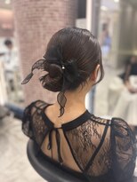 アピッシュ ギンザ(apish ginza) トレンド韓国風カチモリシニョンアレンジ