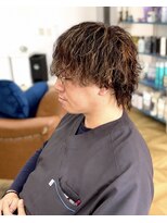 ビューティサロン ヒロセ&nbsp;マッシュウルフ　波巻きシャドウパーマ