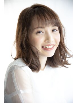 ラフヘアーアンドライフ 所沢東口店(LAF Hair&Life) 自然体で可愛いシナモンベージュ