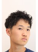 [reunion hair]メンズパーマ・カールスタイル