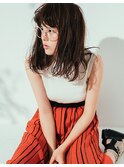 おしゃれ感満点　グレージュ×ロブ　【Belle銀座５丁目】
