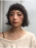 【flower by enn 】切りっぱなしボブパーマ