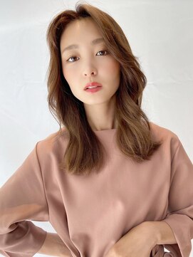 ケーツー心斎橋 クイーンズガーデン バイ ケーツー(K two QUEEN'S GARDEN by K two) 韓国風かきあげセミディ3/心斎橋&難波&なんば