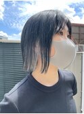 インナーカラー×ボブ