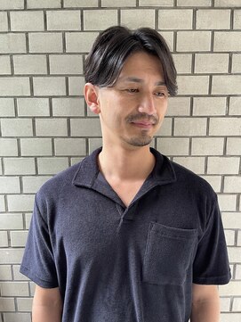 メゾン ドゥース ヘア サロン(maison douce hair salon) ２ブロックセンターパート