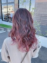 アース 長崎時津店(HAIR&MAKE EARTH)&nbsp;ピンクグラデーション