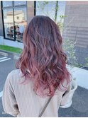 ピンクグラデーション