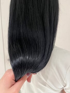 ラミ(L'ami) セミロング×クリアブラック