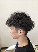 【メンズ】強めスパイラルパーマ