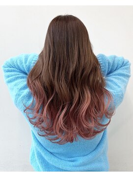 アライブ キチジョウジ(ALIVE Kichijoji) 【ALIVE吉祥寺】ピンクブラウンカラーグラデーション