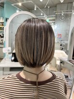 ミラシィ 稲毛(Mirashy)&nbsp;【脱白髪染め】ショートヘアでも憧れのバレイヤージュに！！
