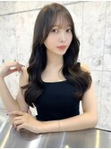 韓国風前髪×シルキーベージュ【髪質改善/新宿/マッシュパーマ】