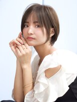 前髪あり大人小顔ショートボブ 30代40代50代【AIN.表参道】川原