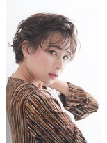 アッシュ 池袋店(Ash)&nbsp;10代20代30代『ゆるめのランダムウェーブで抜け感ショート』