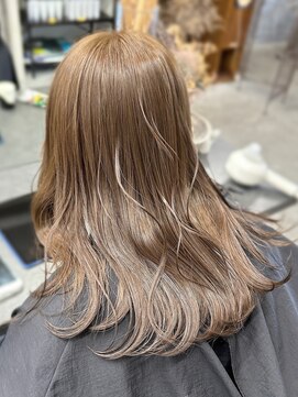 ニコ(nico...) ブリーチなしオリーブベージュ