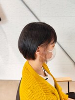 ビーヒアナウ N゜03 金沢駅西店(BE HERE NOW) インナーカラー/ベージュ/丸みショート/髪質改善/似合わせカット