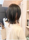 福山美容室Caary イルミナカラー透明感アッシュブラウン30代20代
