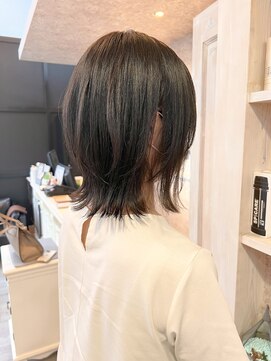 キャアリー(Caary) 福山美容室Caary イルミナカラー透明感アッシュブラウン30代20代