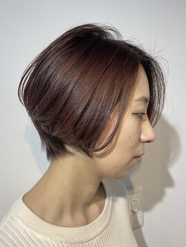 エイド 都立大学(AID_) ハンサムショート×ピンクブラウン