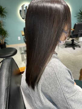 レプリカ(replica.) 【replica.】髪質改善　インナーカラー　グレーベージュ