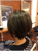 ショートボブ×ハイライト
