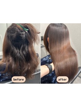 縮毛矯正で悩んでいる方は［4cm］へ★傷みを感じない縮毛矯正、コテで巻ける縮毛矯正をご提供します♪