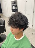 朝3分 清潔感キープのシャドウパーマ