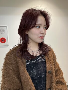 サロンドジョー(salon de joe) 【井上】レイヤーカットカラー顔まわりレイヤー横浜