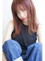 ルモア(RUMOR)&nbsp;Rumor【ピンクカラー×３Dカラー】ピンクアッシュジグザグバング