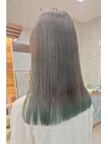 レトア(Letoa)&nbsp;髪質改善ストレート×履ブリーチ歴を活かした裾カラー