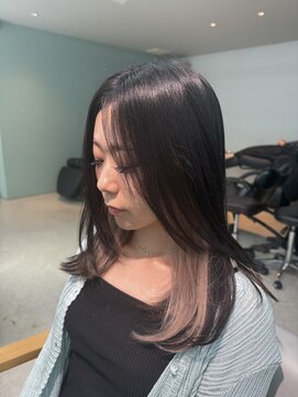 ブレイク 静岡掛川店(BREK) インナーミルクティー/似合わせカット