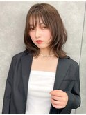 くびれヘア/顔周り/韓国/カラー/レイヤーカット/前髪/錦糸町ボブ