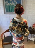 振袖　ヘアアレンジ