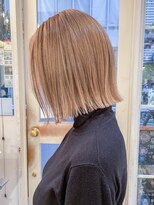 テトラ バイ ネオリーブ 横浜西口店(tetra by neolive)&nbsp;切りっぱなしボブ　顔まわり　ケアブリーチ　横浜 N