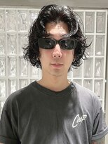 テクネ 天神大名(techne)&nbsp;天神大名シャドウパーマスパイラルパーマセンターパートウルフ