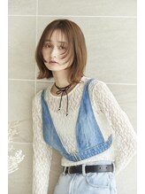 リータ ハッピーヘアライフ 久宝寺店(riita happyhairlife)&nbsp;タッセルボブ/切りっぱなしボブ/長めボブレイヤー/大人長めボブ