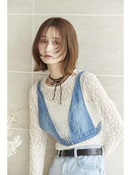 リータ ハッピーヘアライフ 久宝寺店(riita happyhairlife) タッセルボブ/切りっぱなしボブ/長めボブレイヤー/大人長めボブ