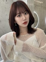 アイヴィー(IVY)&nbsp;艶髪 ピンクブラウン くびれミディアム【肥田亜沙美】