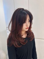 アスター 天神大名店(Aster) 小顔に見えるトレンドヘア/黒髪/オリーブグレー/ココアベージュ