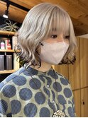 ココアベージュ/オリーブグレー/小顔/黒髪/クラゲヘアー/原宿