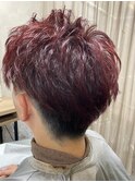 メンズツーブロショートレイヤー