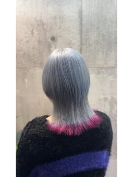 アールイーバイインク 渋谷(Re. by INK.) イメチェンヘアスタイル/ピンクベージュ/アンブレラカラー渋谷