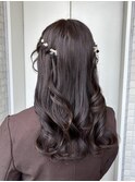 【ハーフツイン】結婚式/お呼ばれヘア/銀座/有楽町/ヘアアレンジ