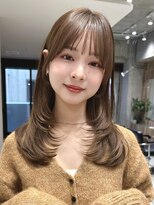 ポーチバイハニー オモテサンドウ(PORCH by HONEY omotesando)&nbsp;レイヤーカットミルクブラウン