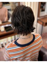 セットアップ 岡山北長瀬店(SET-UP) ニュアンスウルフショートパーマ/ボブ
