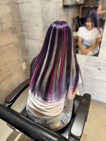オクルス(OCULUS)&nbsp;ラベンダーカラー×原色メッシュデザイン